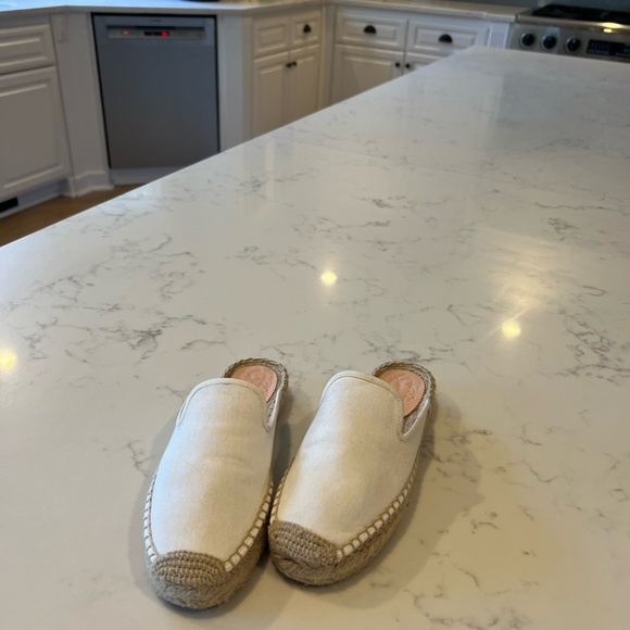 JCrew Canvas Espadrille Mules, ivory - Picture 3 of 6